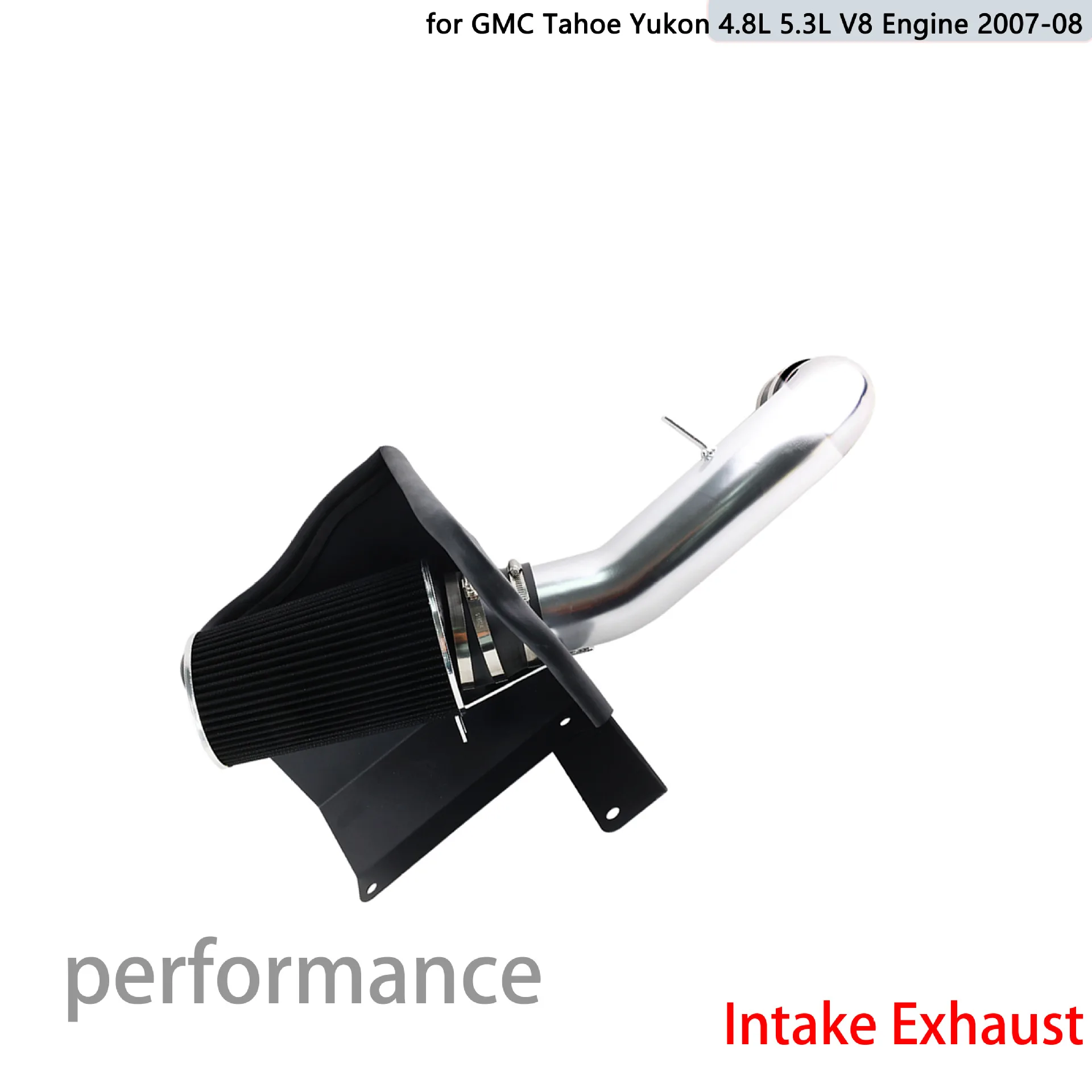Cold Air Intake Performance Kit for 07-08 Chevy Silverado/Tahoe/GMC Sierra/Yukon 4.8L / 5.3L / 6.0L/6.2L V8 Engine - Image 2